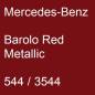 Preview: Mercedes-Benz, Barolo Red Metallic, 544 / 3544.